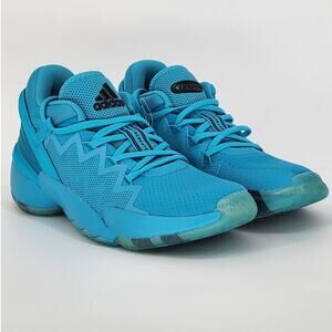 Adidas D.O.N. Issue 2 Crayola Signal Cyan Sky Blue Sneakers – NWT Size 7.5